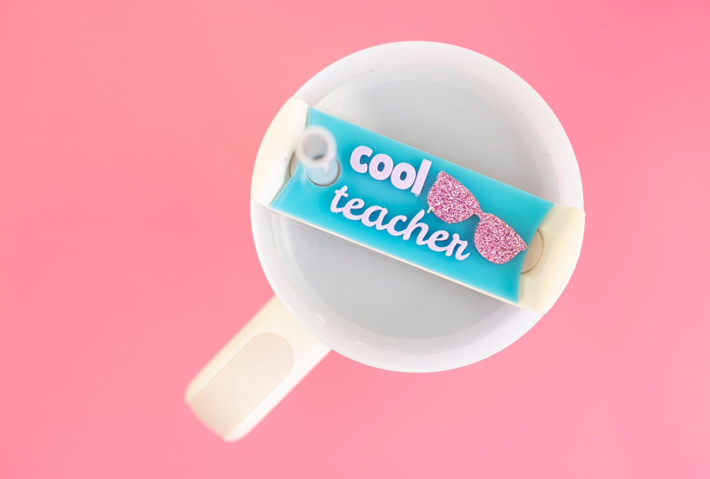 Stanley Straw Charm - Cool Teacher