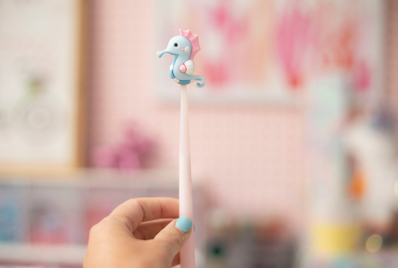 Seahorse Bobble Pen