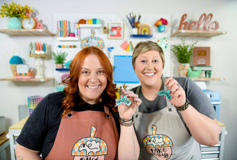 Glue Gun Keychains Collaboration with Oak & Lamb